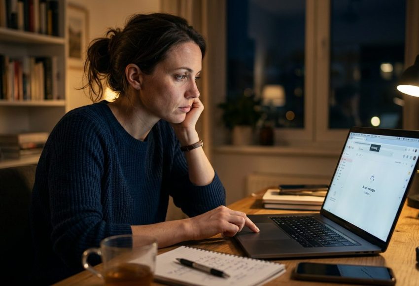 Customer refreshing their inbox waiting for a reply that still has not come